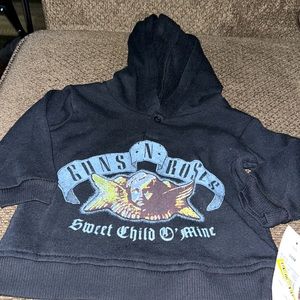 LAST CHANCE ⭐️ Guns-n-roses Hoodie 3-6 mths nwt